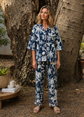 Sharan Boxy PJ set - Blue Jungle Boogie