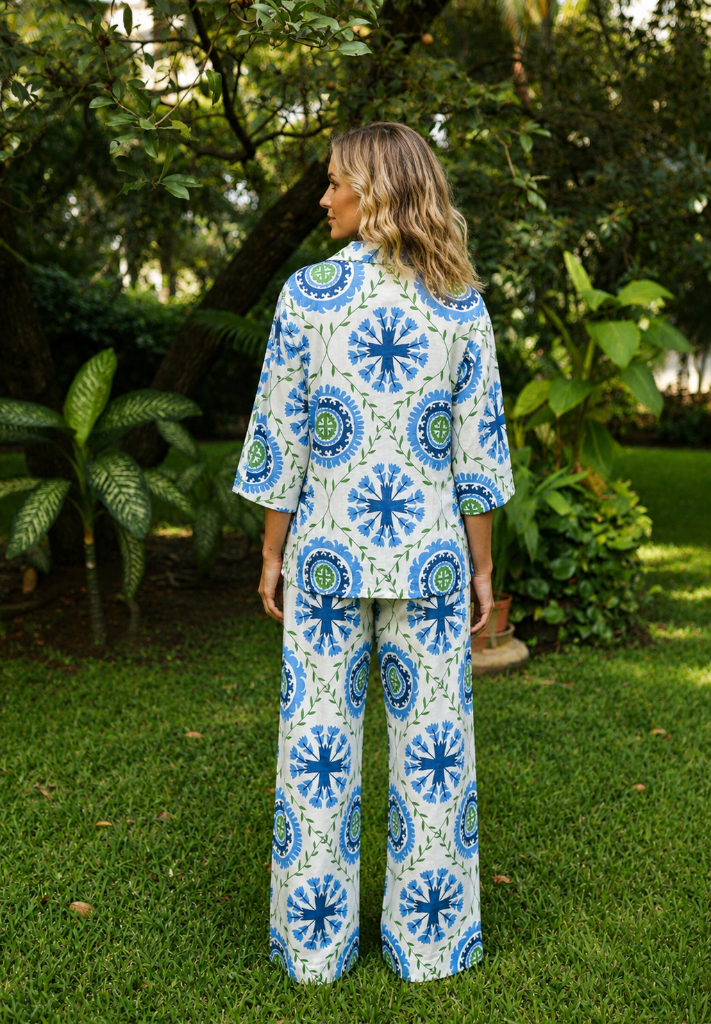 Sharan Boxy PJ set - Trellis Wheels