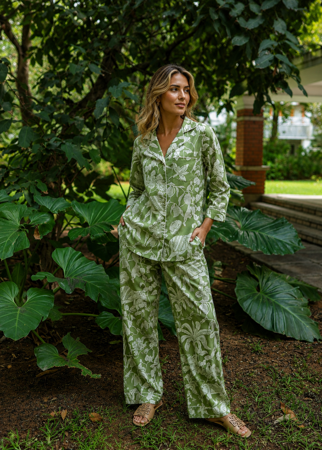Ela PJ set - Green Jungle Boogie