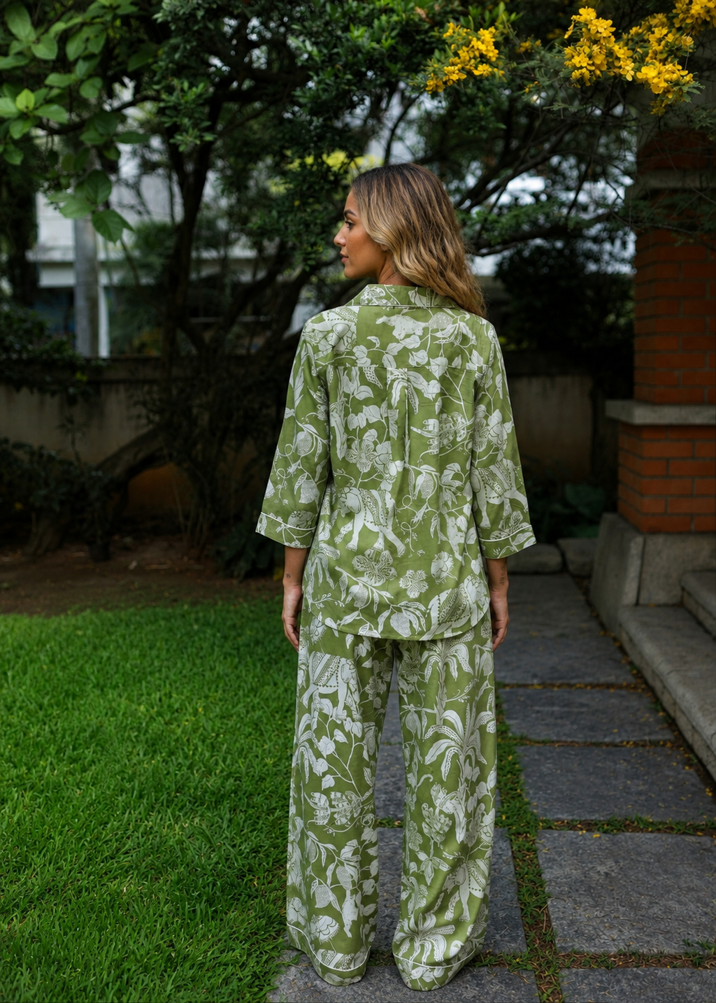 Ela PJ set - Green Jungle Boogie