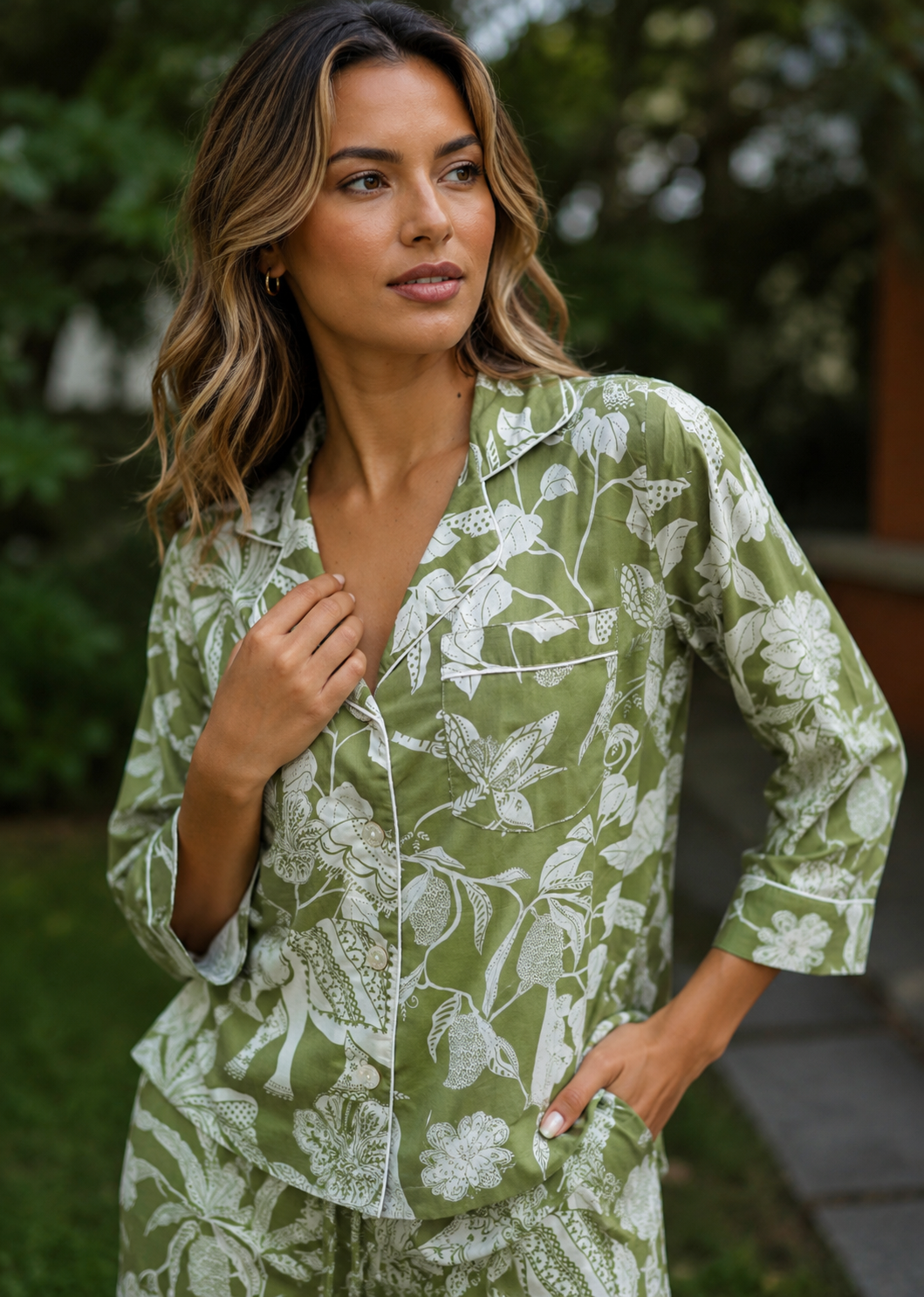Ela PJ set - Green Jungle Boogie