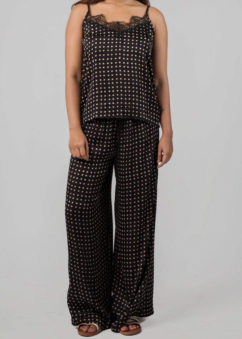 Cami + Wide Leg Pant Set - Night Sky