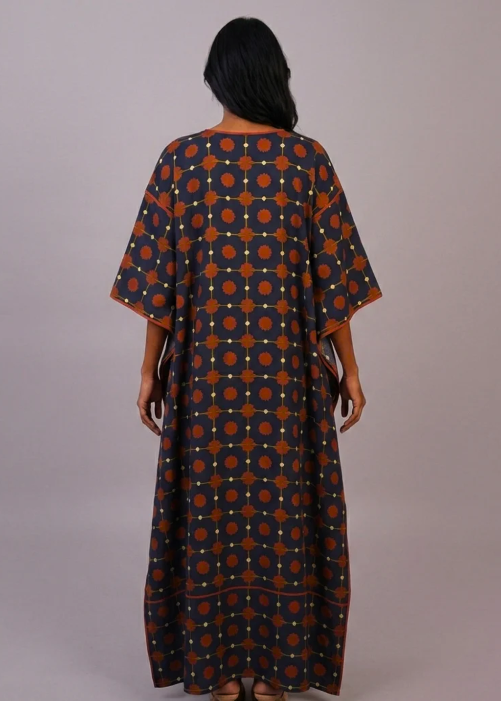 Sun Caftan - Midnight Marigold