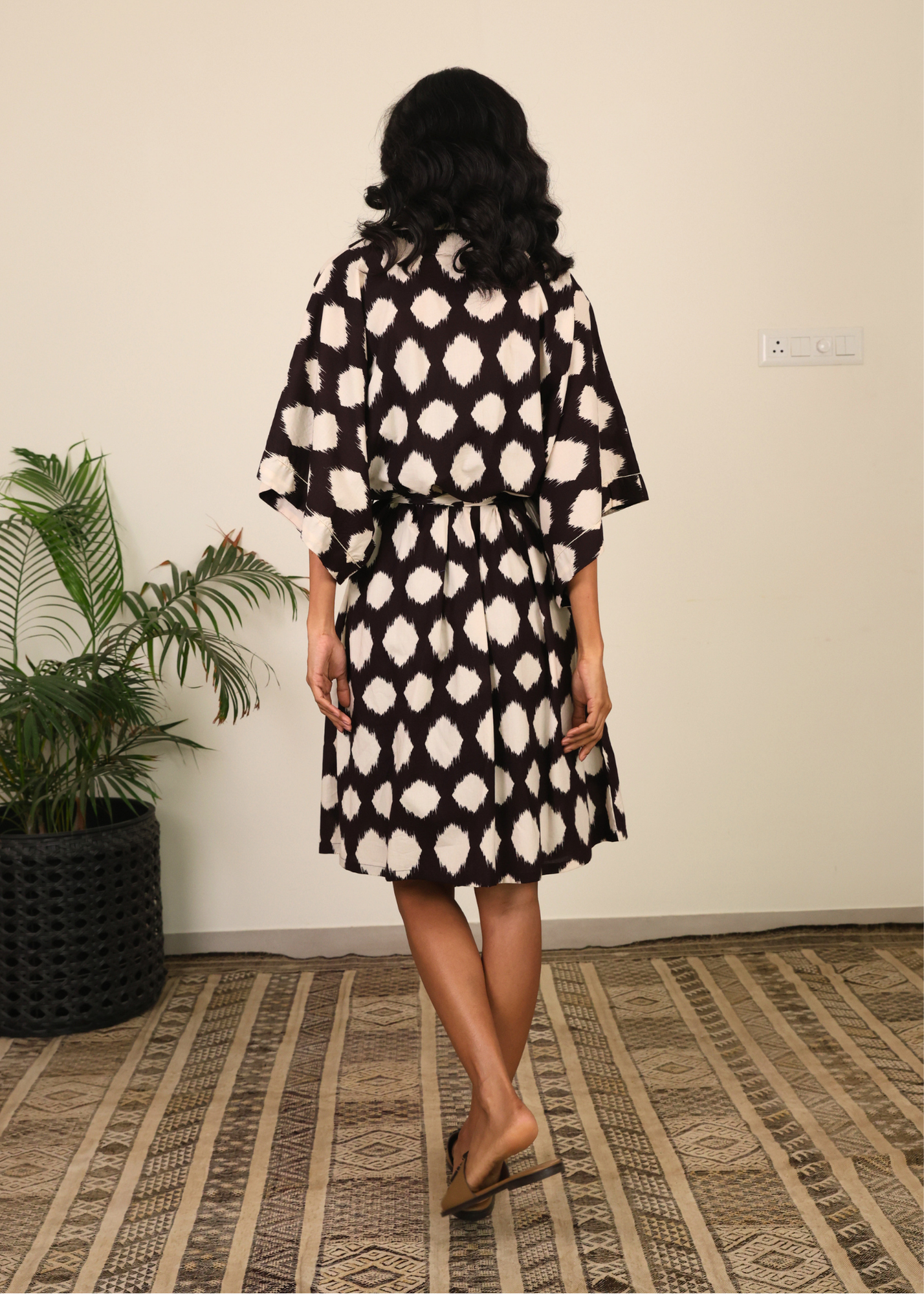 Belted Robe - Stone