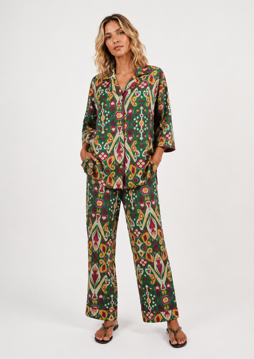 Sharan Boxy PJ 2pc Set - Forest Bazaar