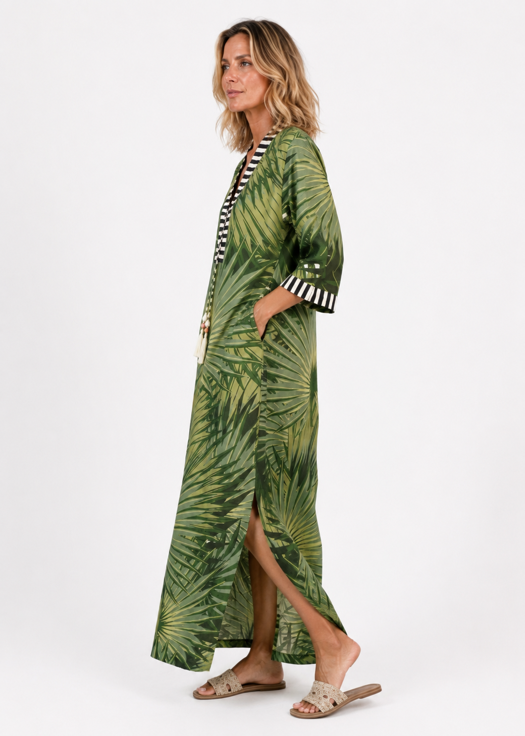 Nikki Lounge Dress - Palm Alley