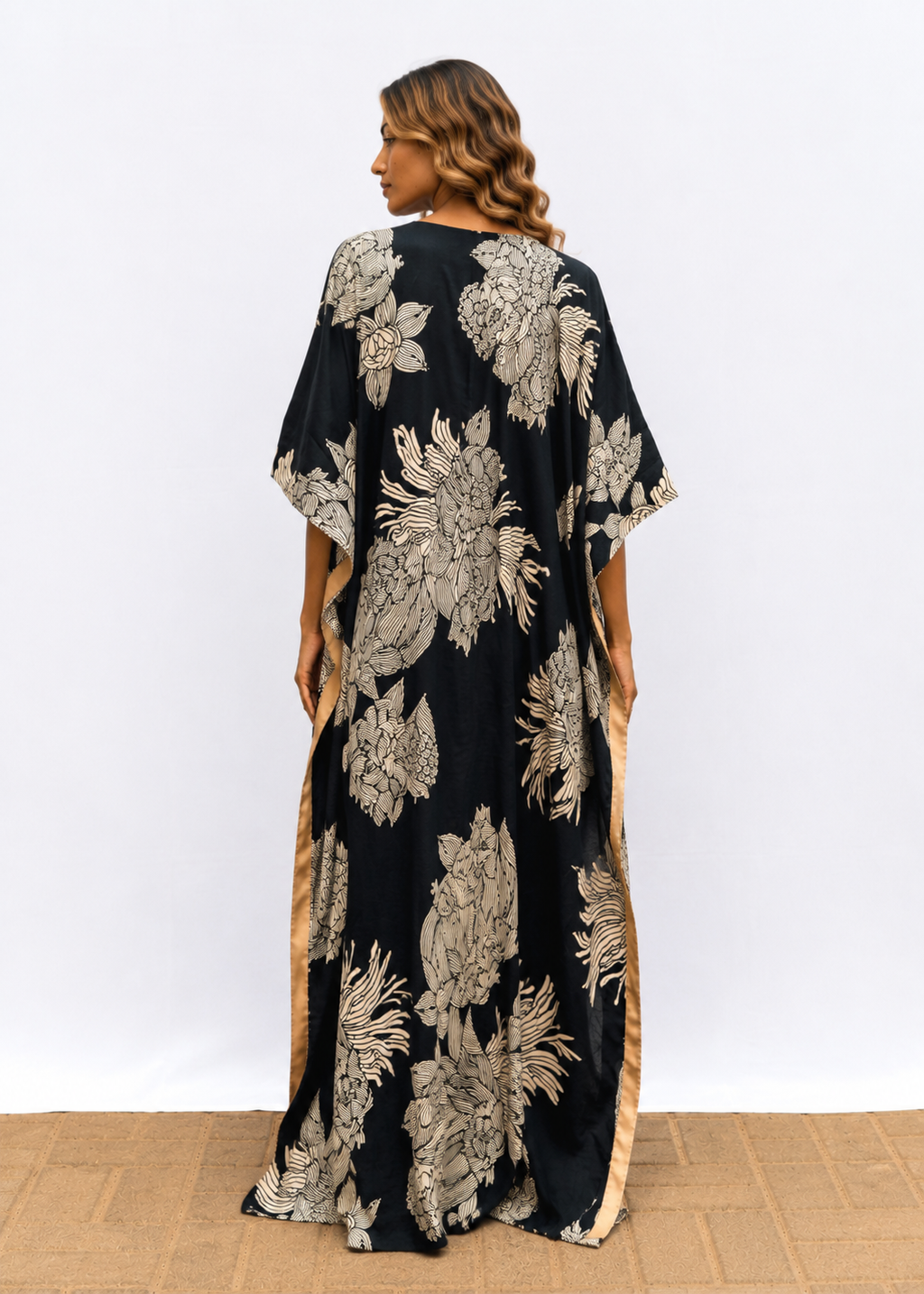 Surya Caftan - Black Satori