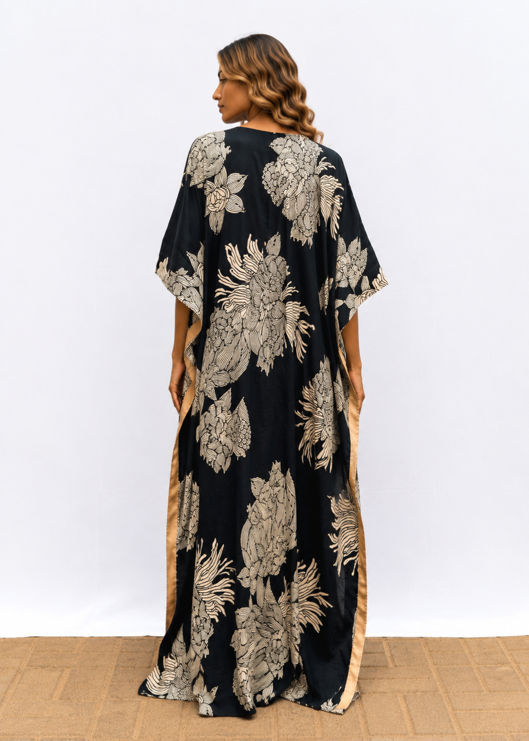 Surya Caftan - Black Satori