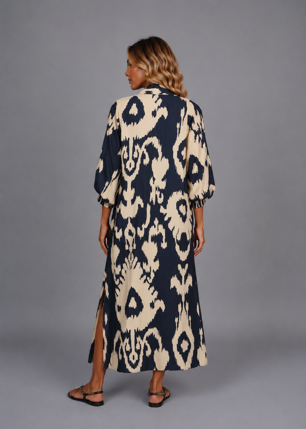 Anika Dress - Navy Chandelier