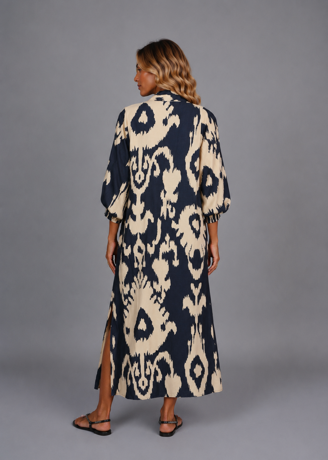 Anika Dress - Navy Chandelier