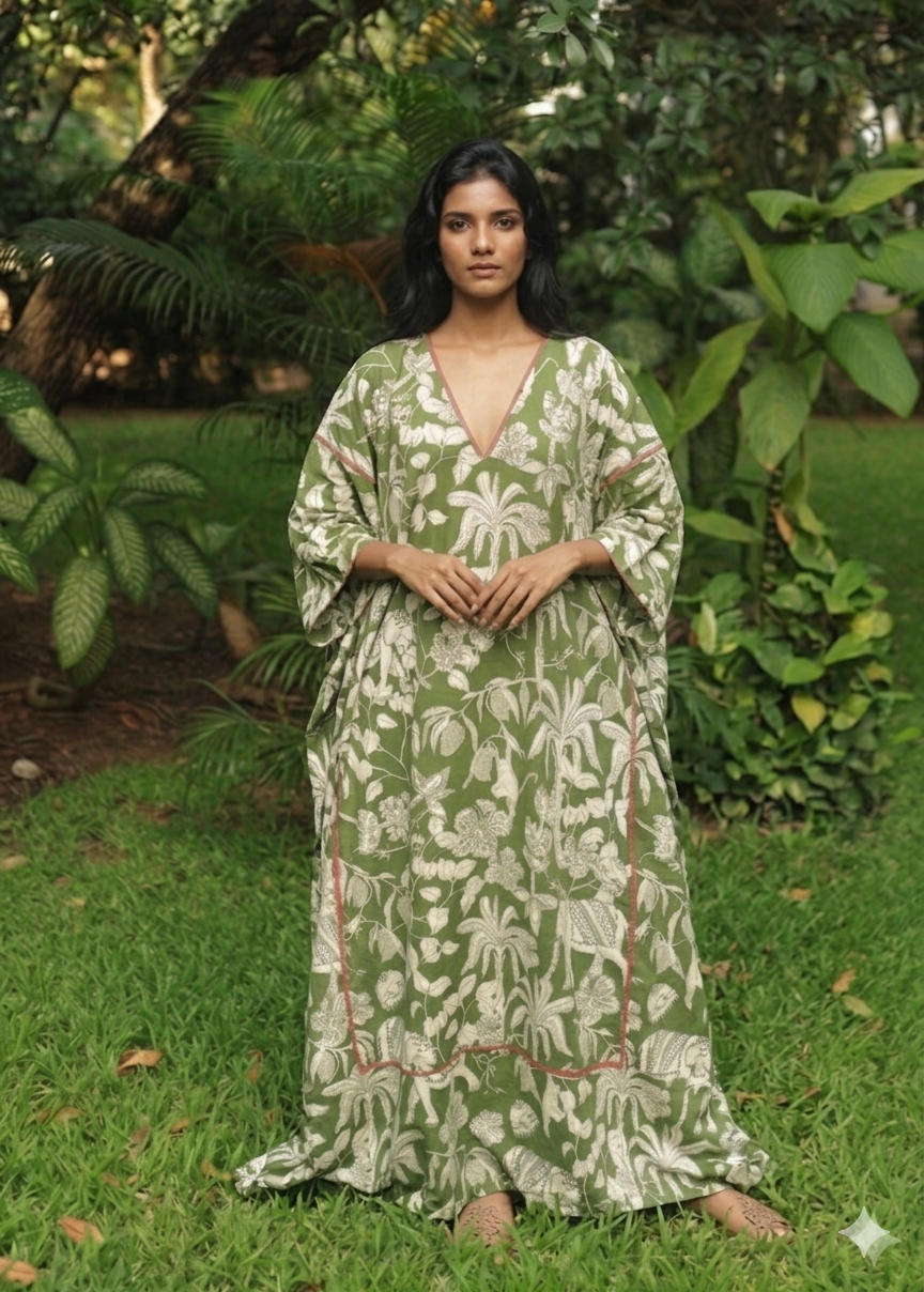 Sun Kaftan - Green Jungle Boogie