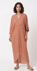 Chandri Kaftan - Red Stripes