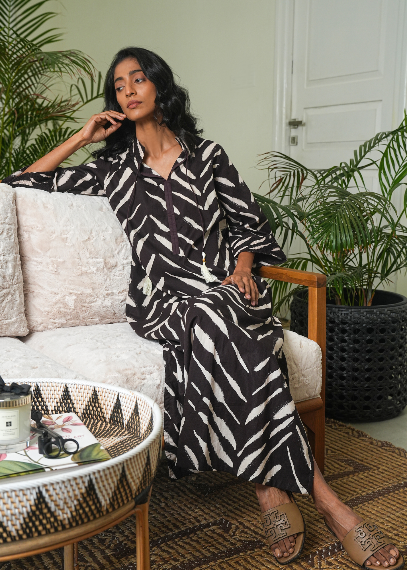 Nikki Lounge Dress - Drift