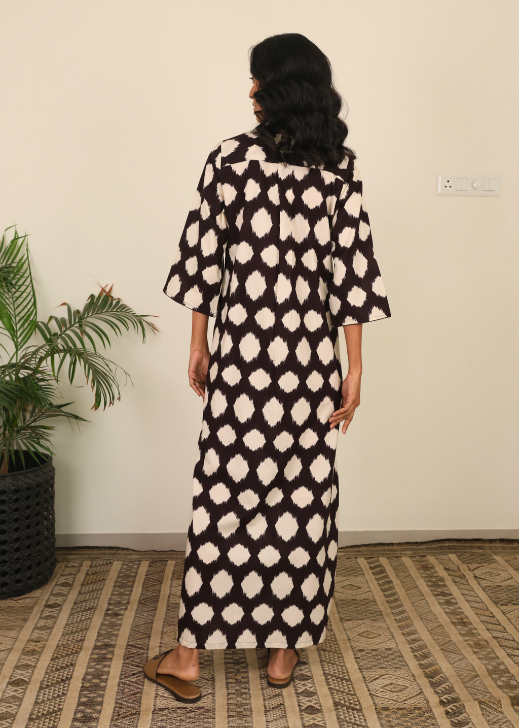 Nikki Lounge Dress - Stone