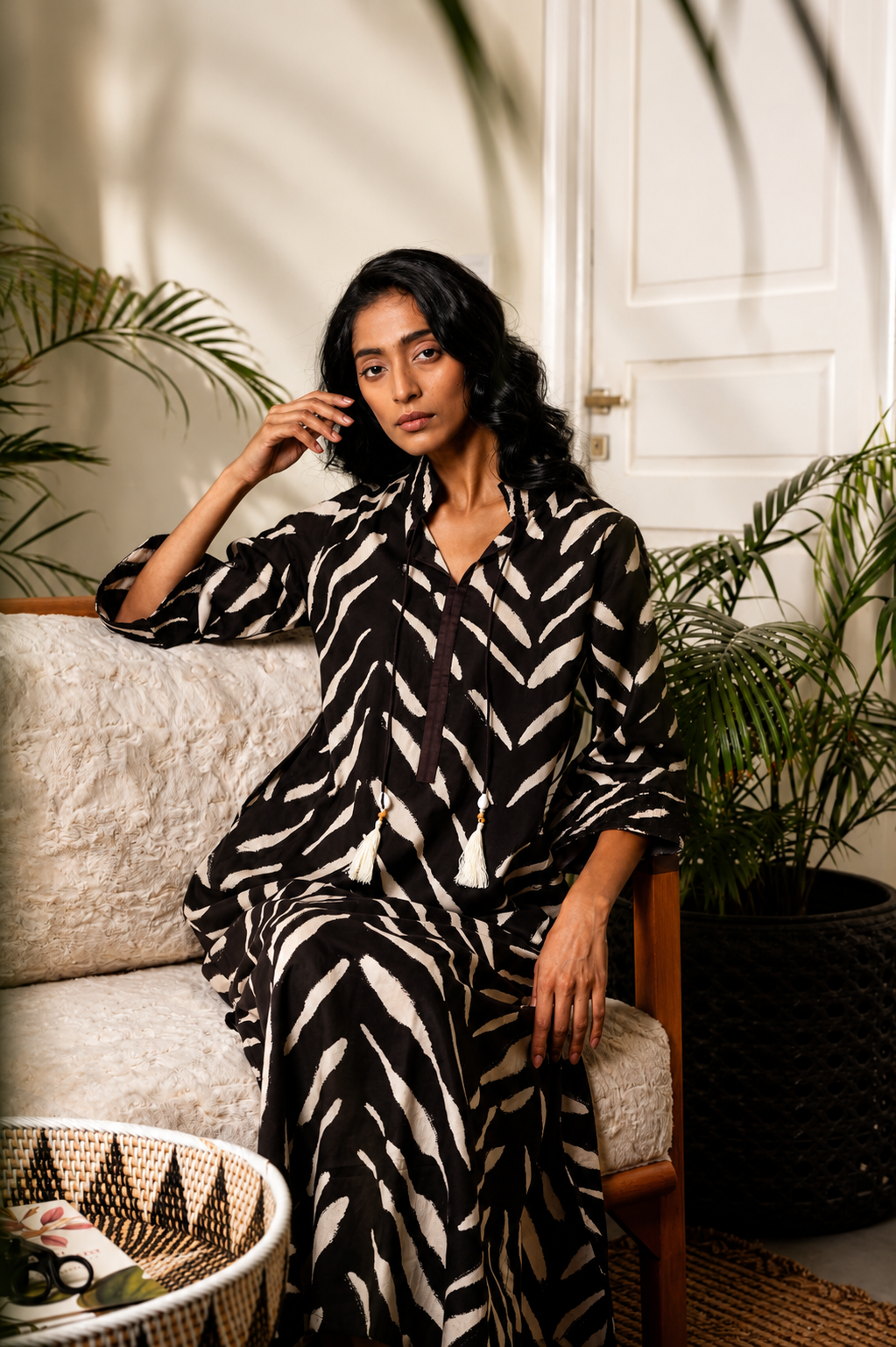 Nikki Lounge Dress - Drift