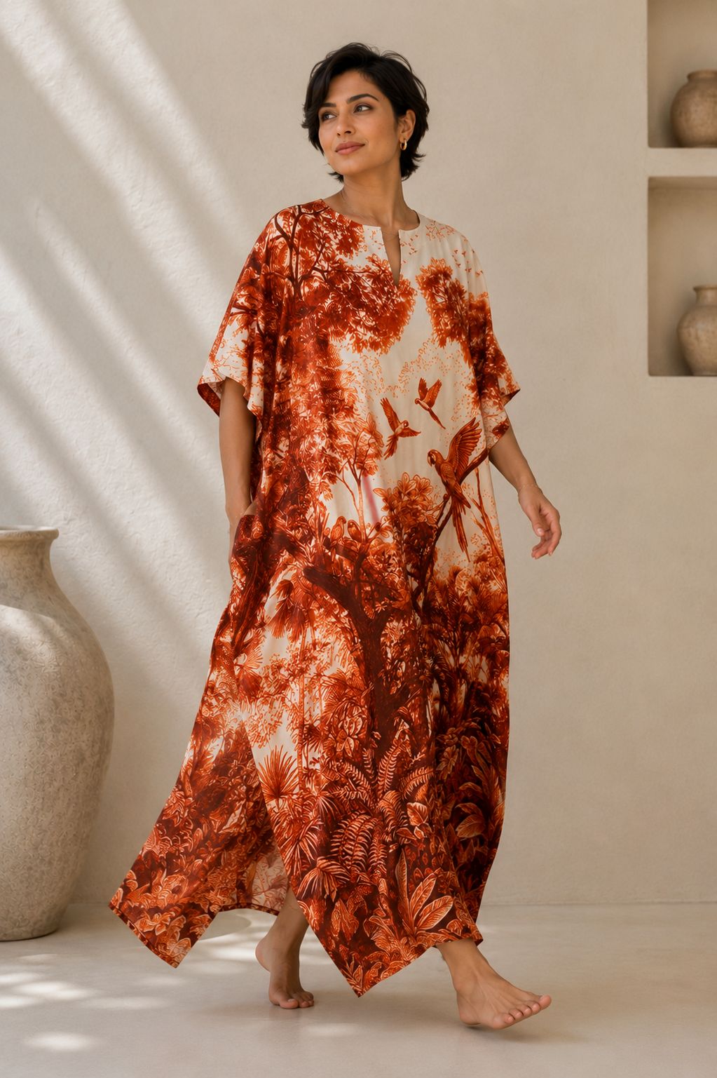 Surya Caftan - Terra Madras Toile