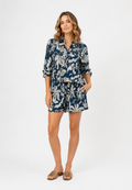 Girlfriend Shorts Set - Blue Jungle Boogie