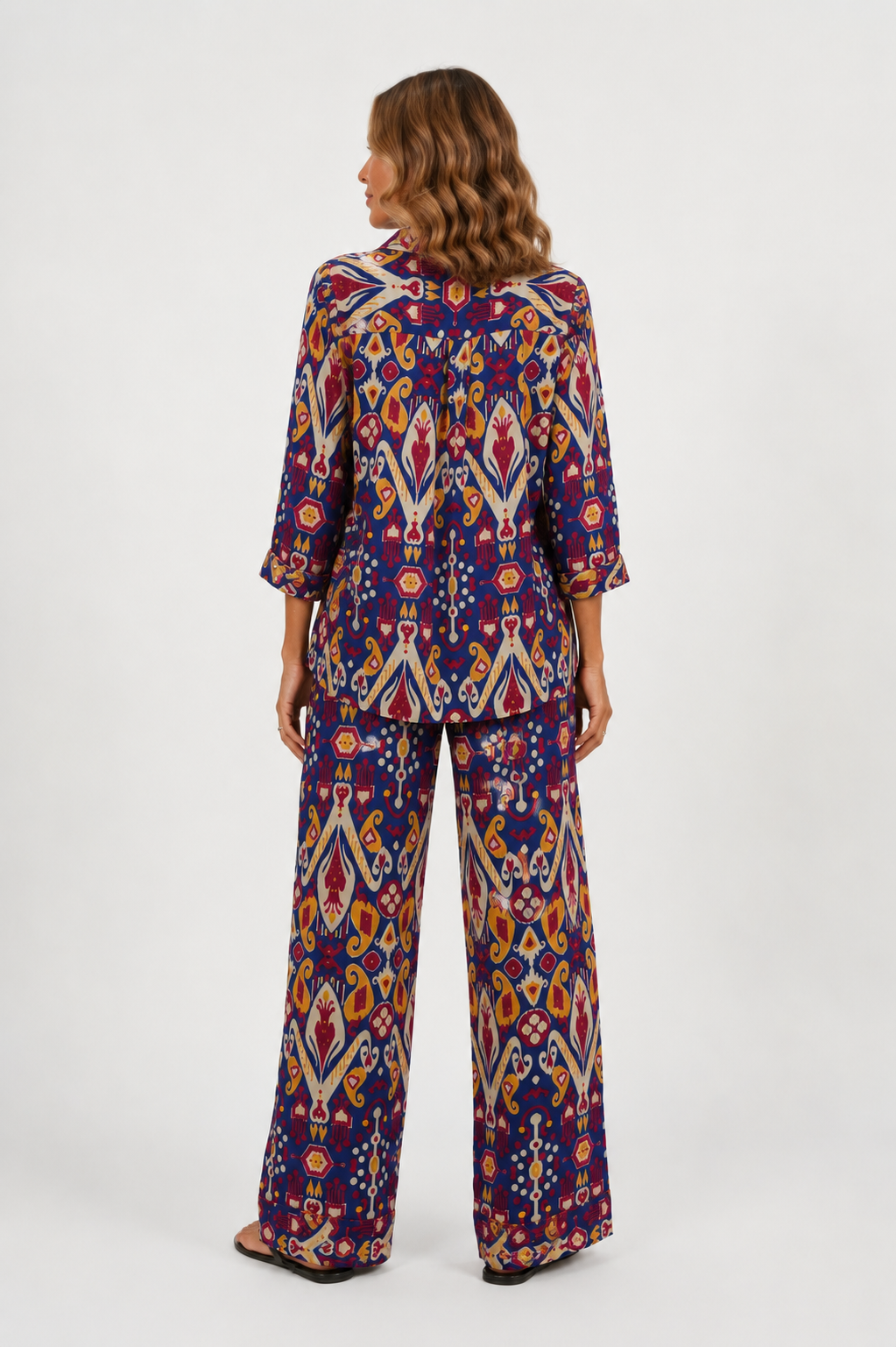 Ela 3/4 Sleeve PJ set - Majorelle Bazaar