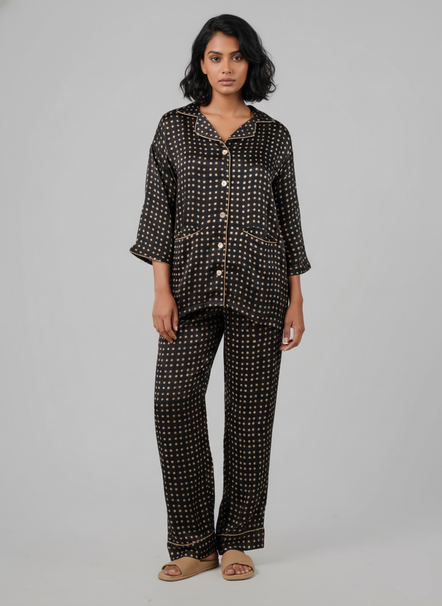 Sharan Boxy PJ Set - Night Sky